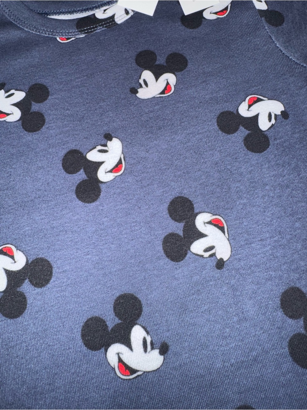 GAP Kids Disney Mickey Mouse Organic Cotton Pajamas Size 4 - Picture 2 of 4